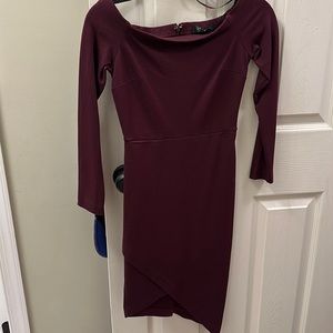 Maroon dress